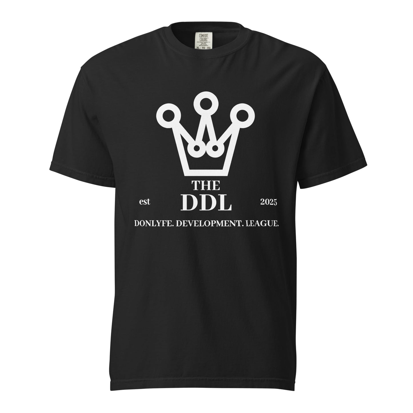 Signature | Comfort Colors T-Shirt | Official DDL Merchandise | Crest Logo