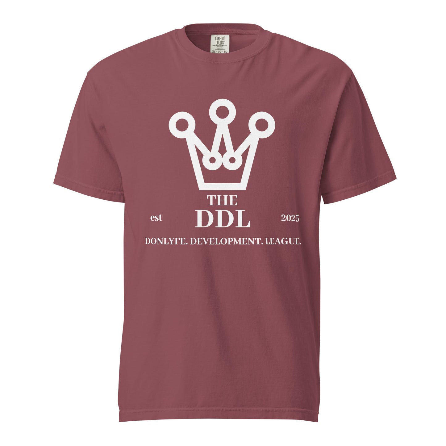 Signature | Comfort Colors T-Shirt | Official DDL Merchandise | Crest Logo