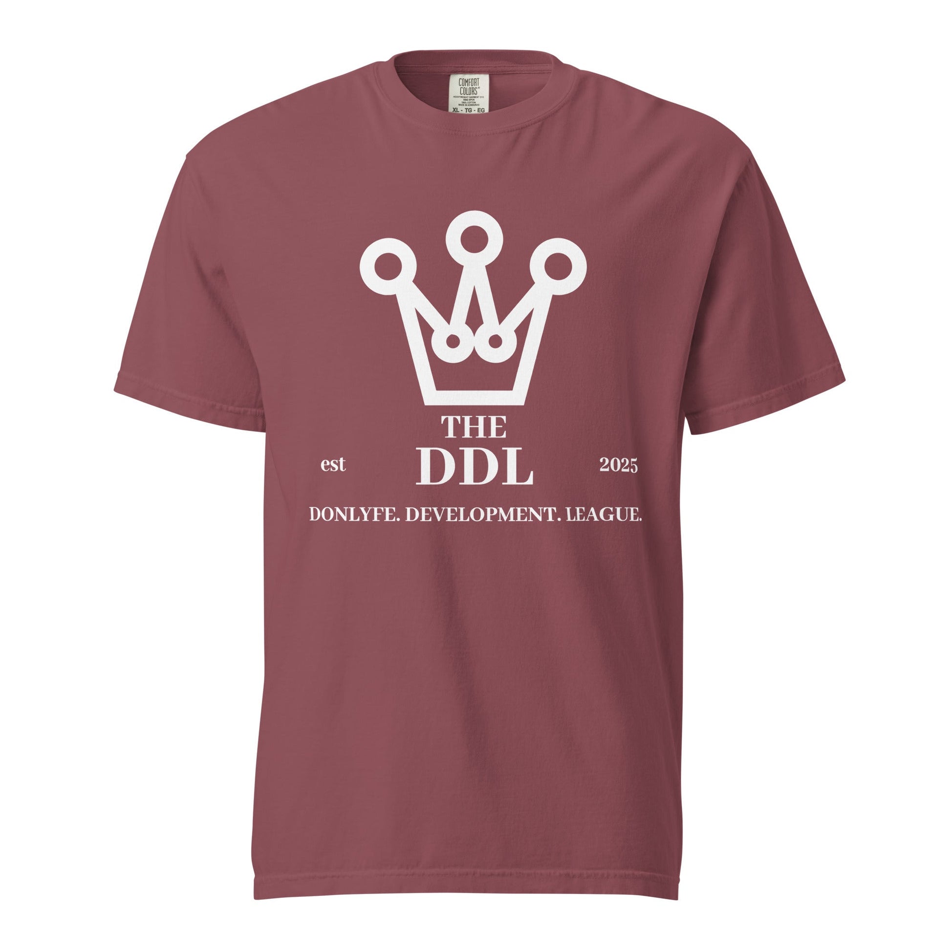 Signature | Comfort Colors T-Shirt | Official DDL Merchandise | Crest Logo