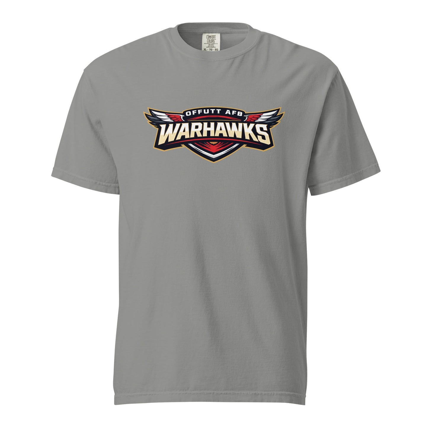 Signature | Comfort Colors T-Shirt | Offutt AFB Warhawks | Mark Logo