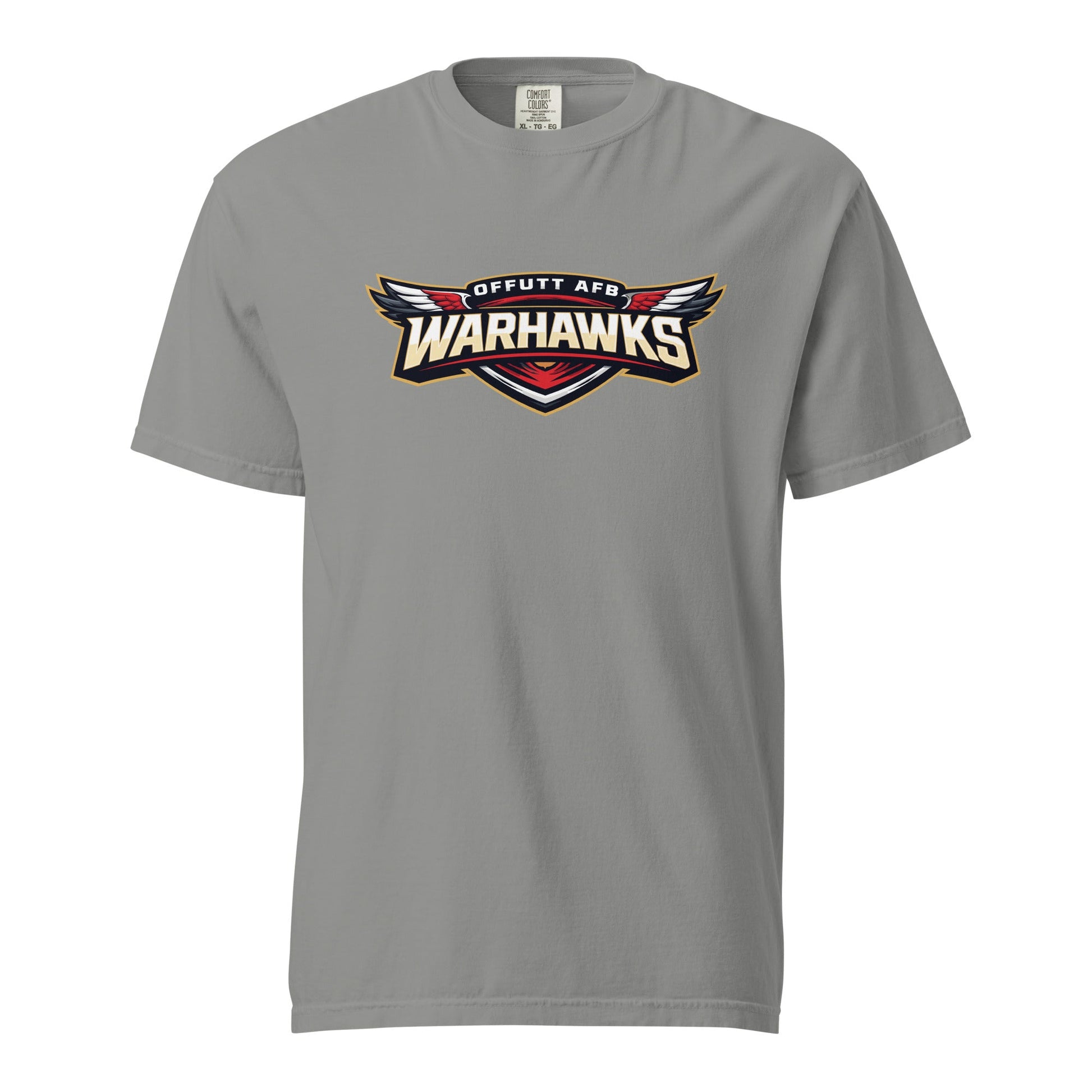 Signature | Comfort Colors T-Shirt | Offutt AFB Warhawks | Mark Logo