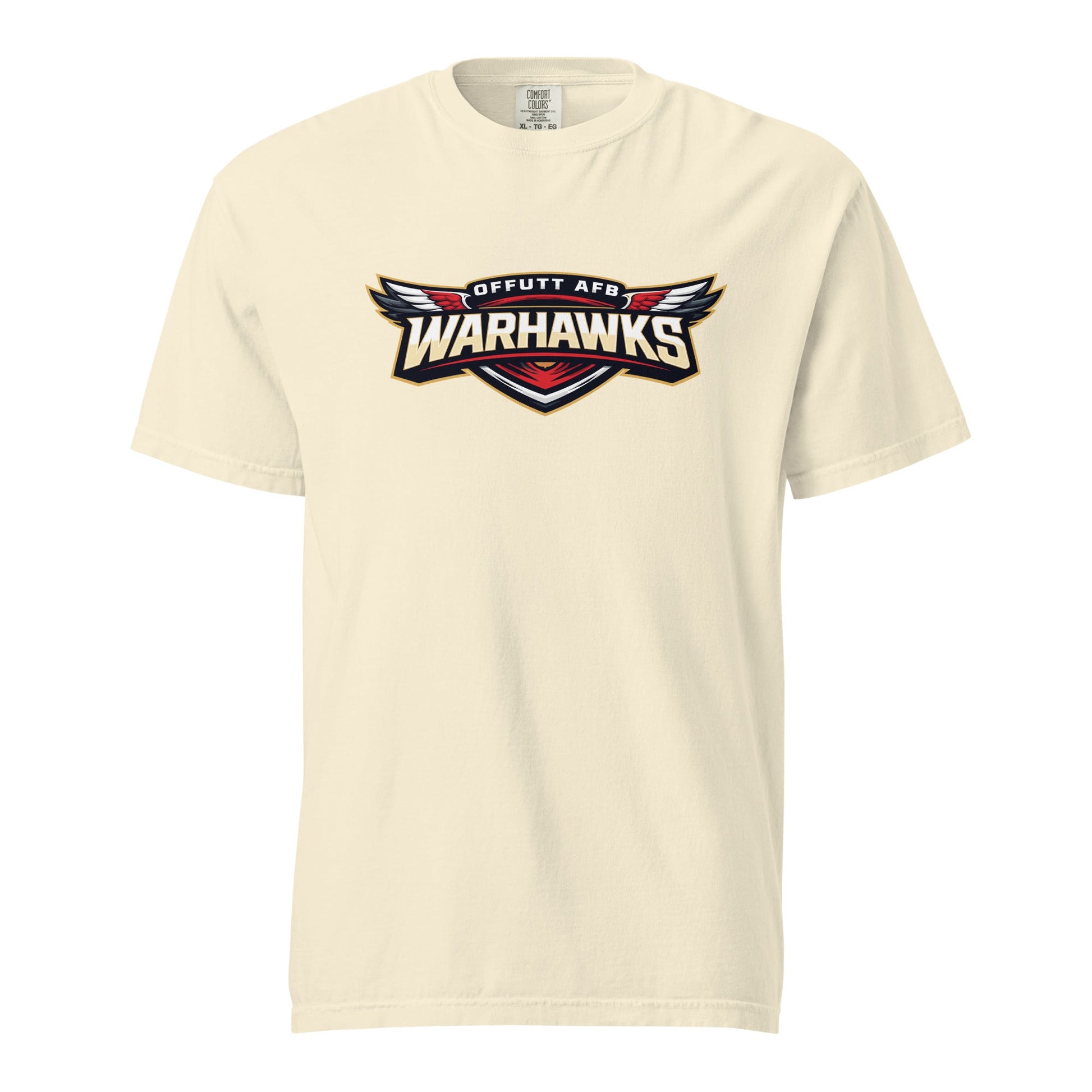 Signature | Comfort Colors T-Shirt | Offutt AFB Warhawks | Mark Logo