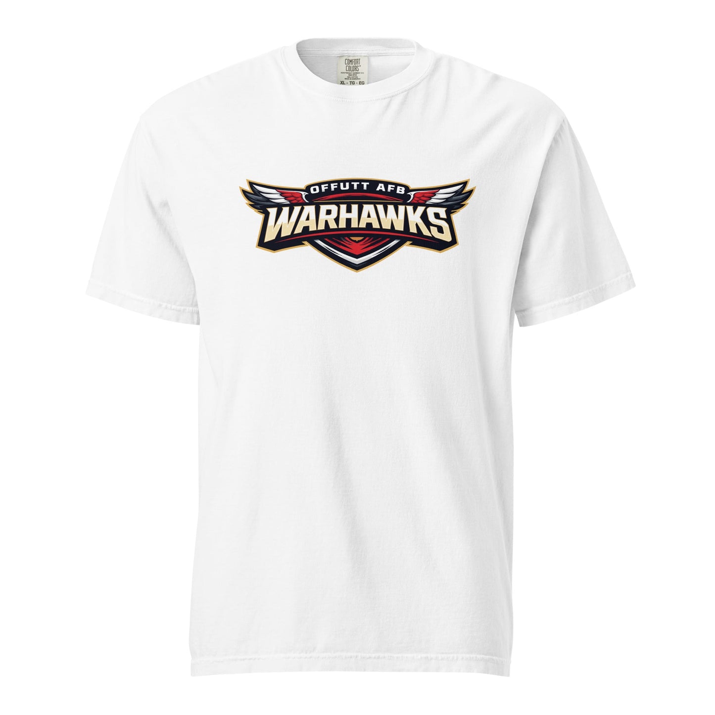 Signature | Comfort Colors T-Shirt | Offutt AFB Warhawks | Mark Logo