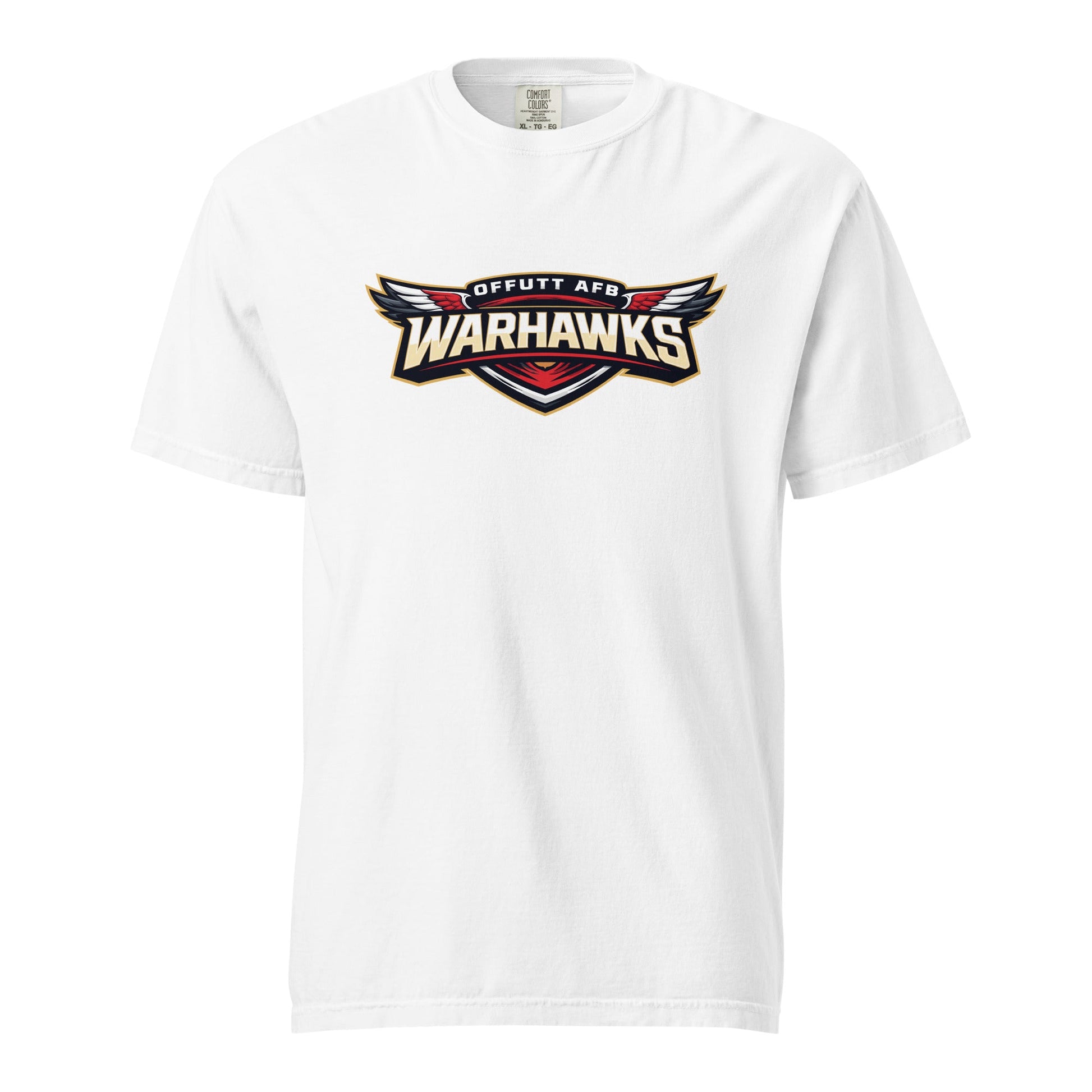 Signature | Comfort Colors T-Shirt | Offutt AFB Warhawks | Mark Logo