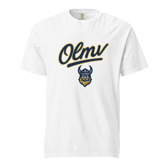 Signature | Comfort Colors T-Shirt | OLMV Vikings | Script Logo