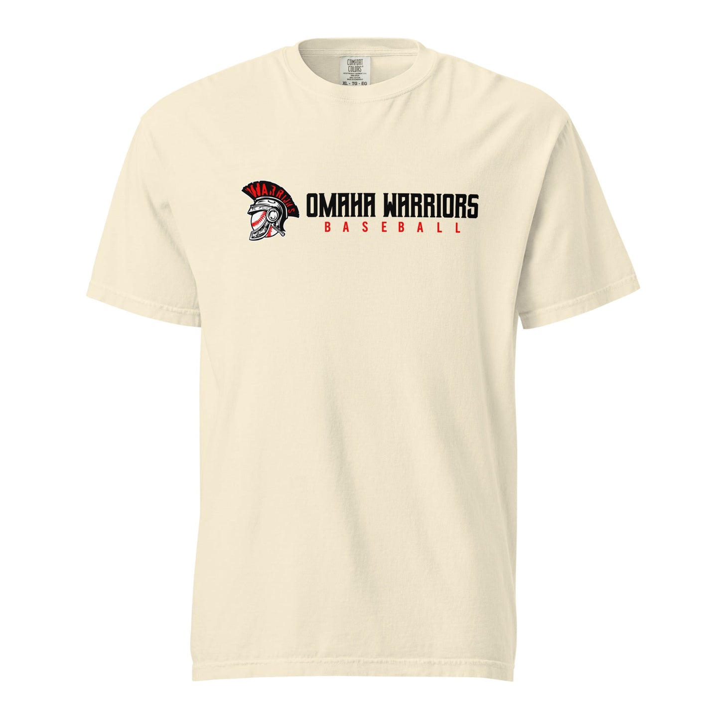 Signature | Comfort Colors T-Shirt | Omaha Warriors | Script Logo