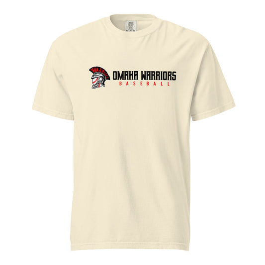 Signature | Comfort Colors T-Shirt | Omaha Warriors | Script Logo