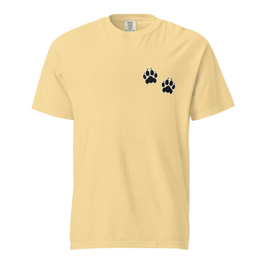 Signature | Comfort Colors T-Shirt | Orange Wave Marching Band | Paw Mark Logo