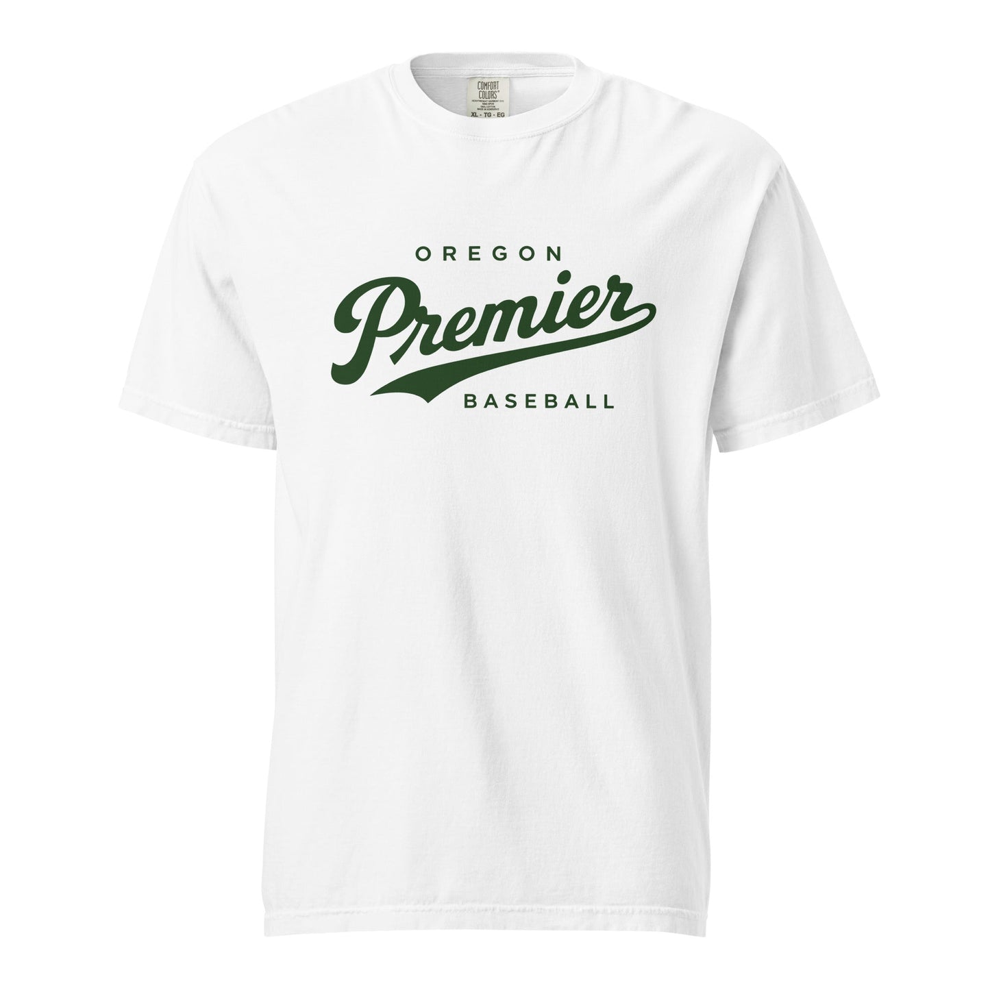 Signature | Comfort Colors T-Shirt | Oregon Premier Baseball | Premier Logo