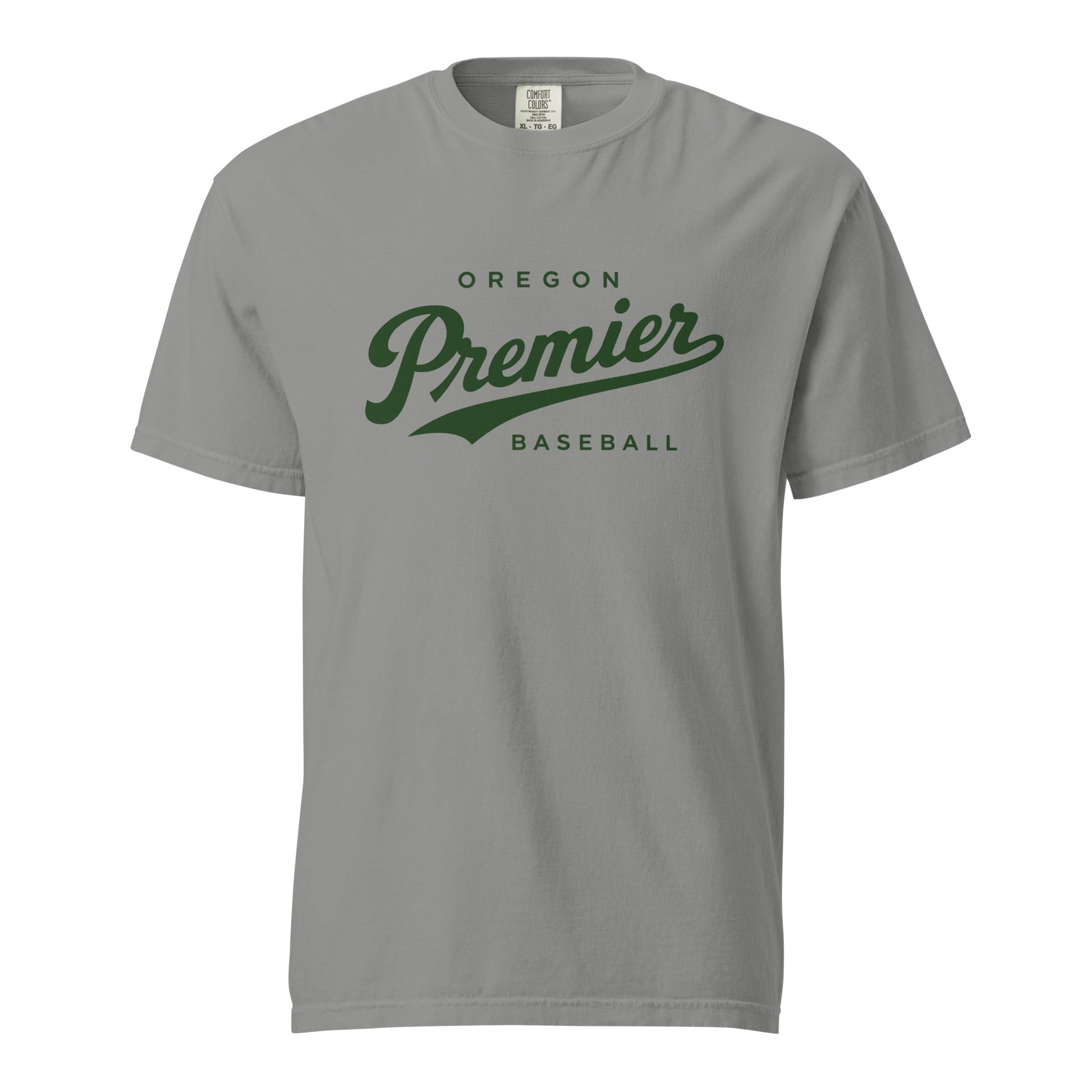 Signature | Comfort Colors T-Shirt | Oregon Premier Baseball | Premier Logo