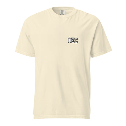 Signature | Comfort Colors T-Shirt | Ovations Elite Cheer | OEC Mark Logo