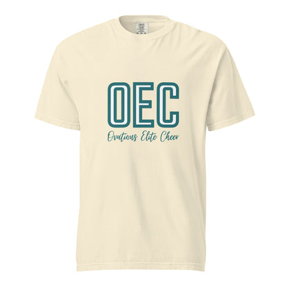 Signature | Comfort Colors T-Shirt | Ovations Elite Cheer | Script Logo