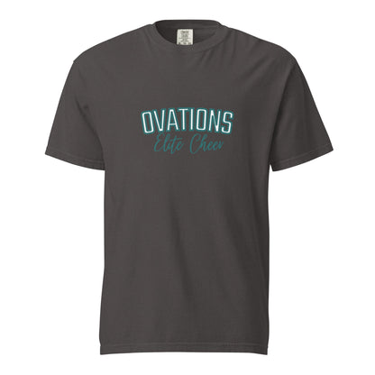 Signature | Comfort Colors T-Shirt | Ovations Elite Cheer | Vanguard Logo