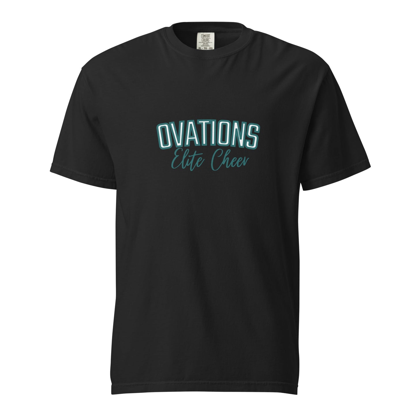 Signature | Comfort Colors T-Shirt | Ovations Elite Cheer | Vanguard Logo
