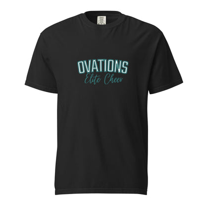 Signature | Comfort Colors T-Shirt | Ovations Elite Cheer | Vanguard Logo