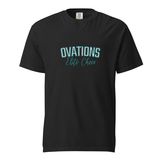 Signature | Comfort Colors T-Shirt | Ovations Elite Cheer | Vanguard Logo