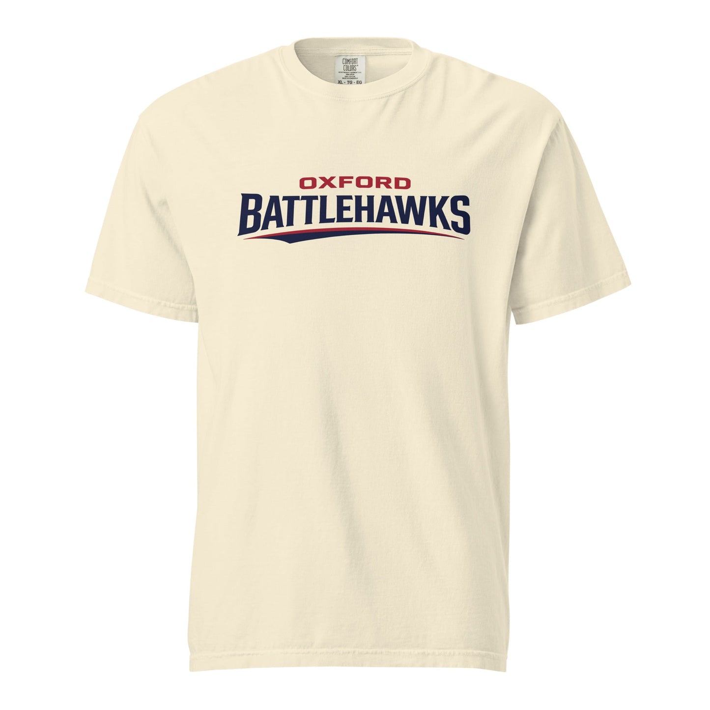Signature | Comfort Colors T-Shirt | Oxford Battlehawks 13U | Raptor Logo