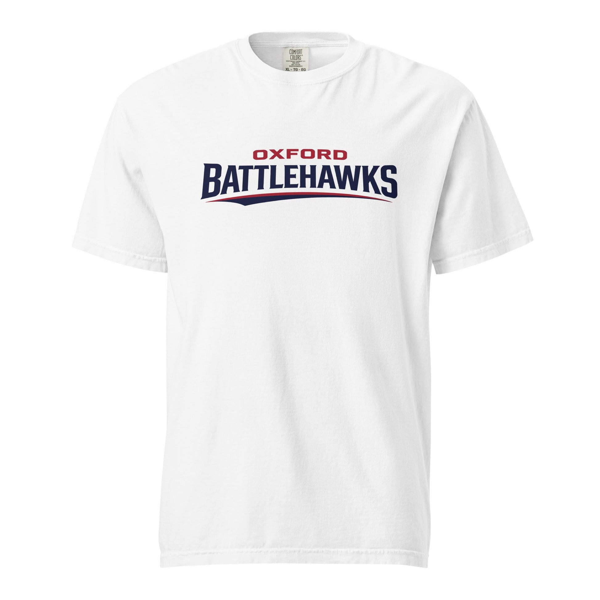 Signature | Comfort Colors T-Shirt | Oxford Battlehawks 13U | Raptor Logo