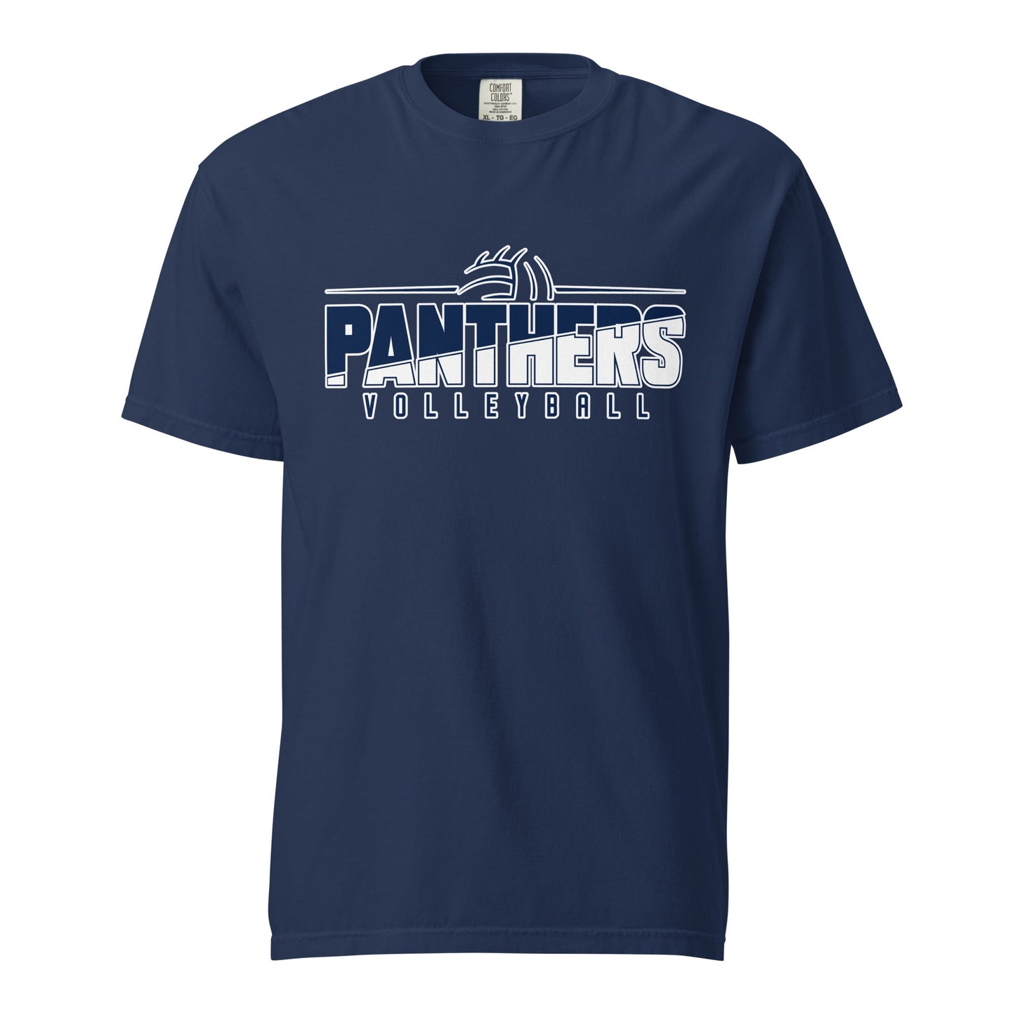 Signature | Comfort Colors T-Shirt | Page County High School Volleyball | Crest Logo