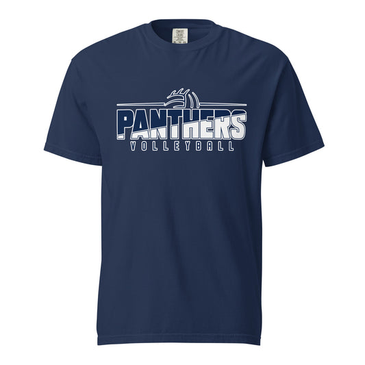 Signature | Comfort Colors T-Shirt | Page County High School Volleyball | Crest Logo