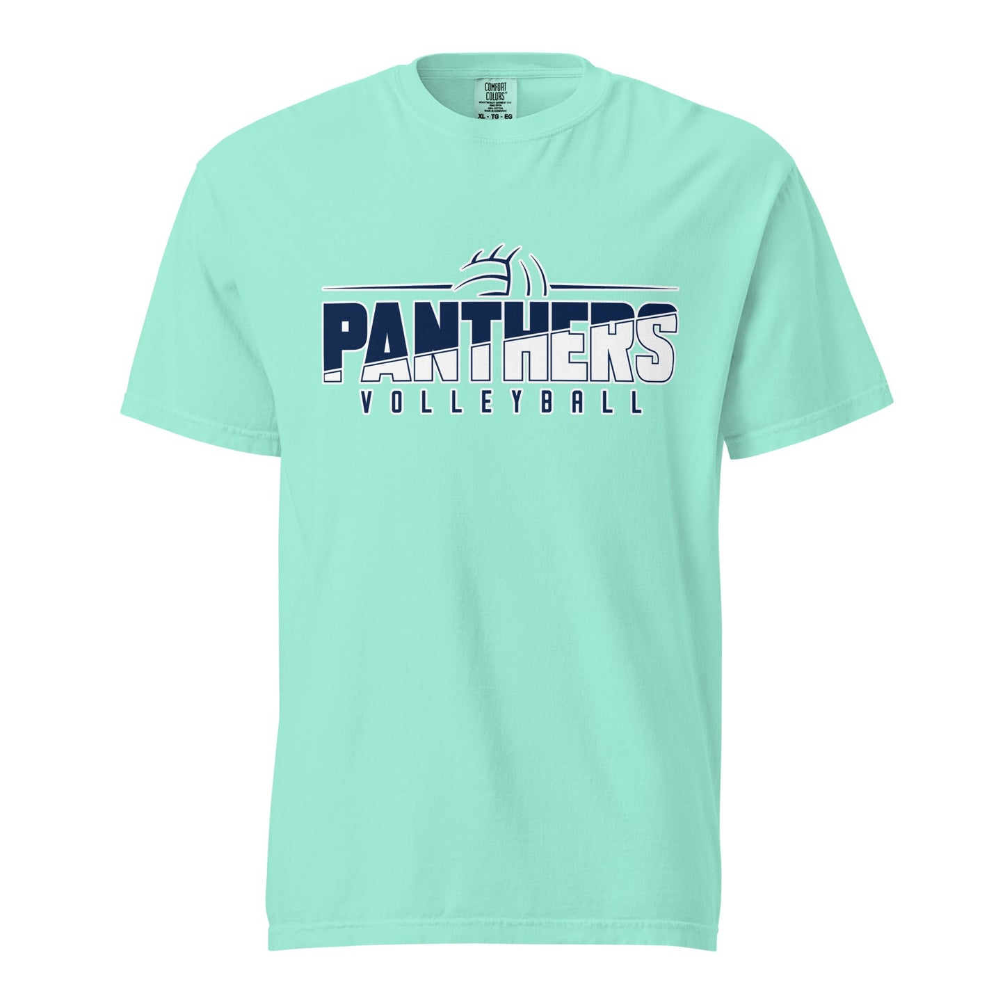 Signature | Comfort Colors T-Shirt | Page County High School Volleyball | Crest Logo