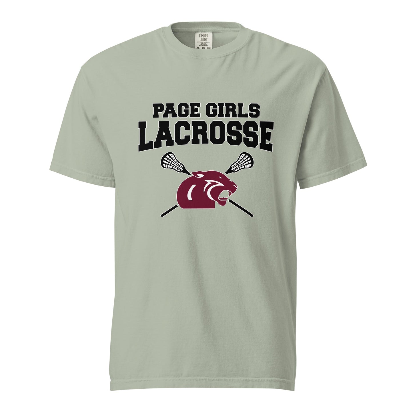 Signature | Comfort Colors T-Shirt | Page Middle Girls Lacrosse