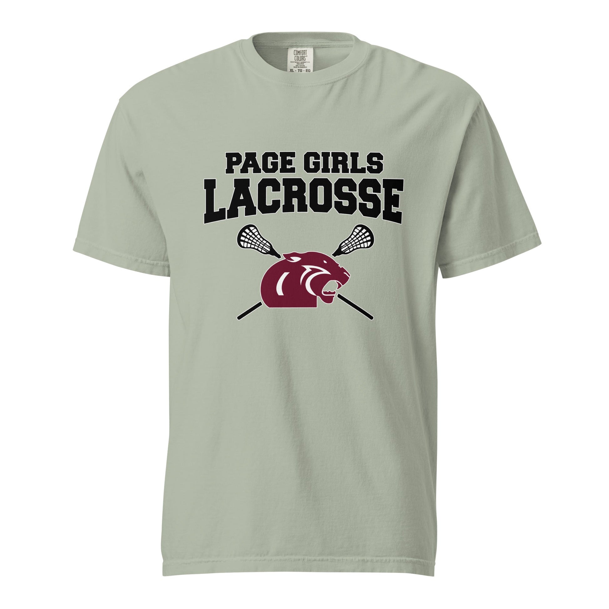Signature | Comfort Colors T-Shirt | Page Middle Girls Lacrosse