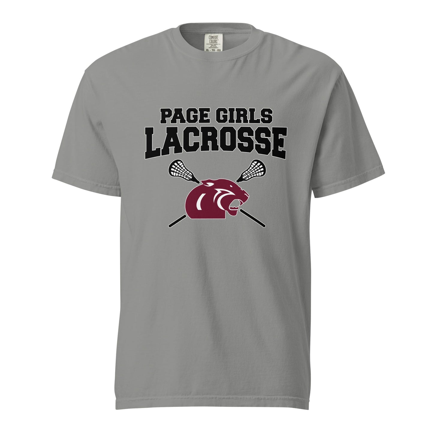 Signature | Comfort Colors T-Shirt | Page Middle Girls Lacrosse