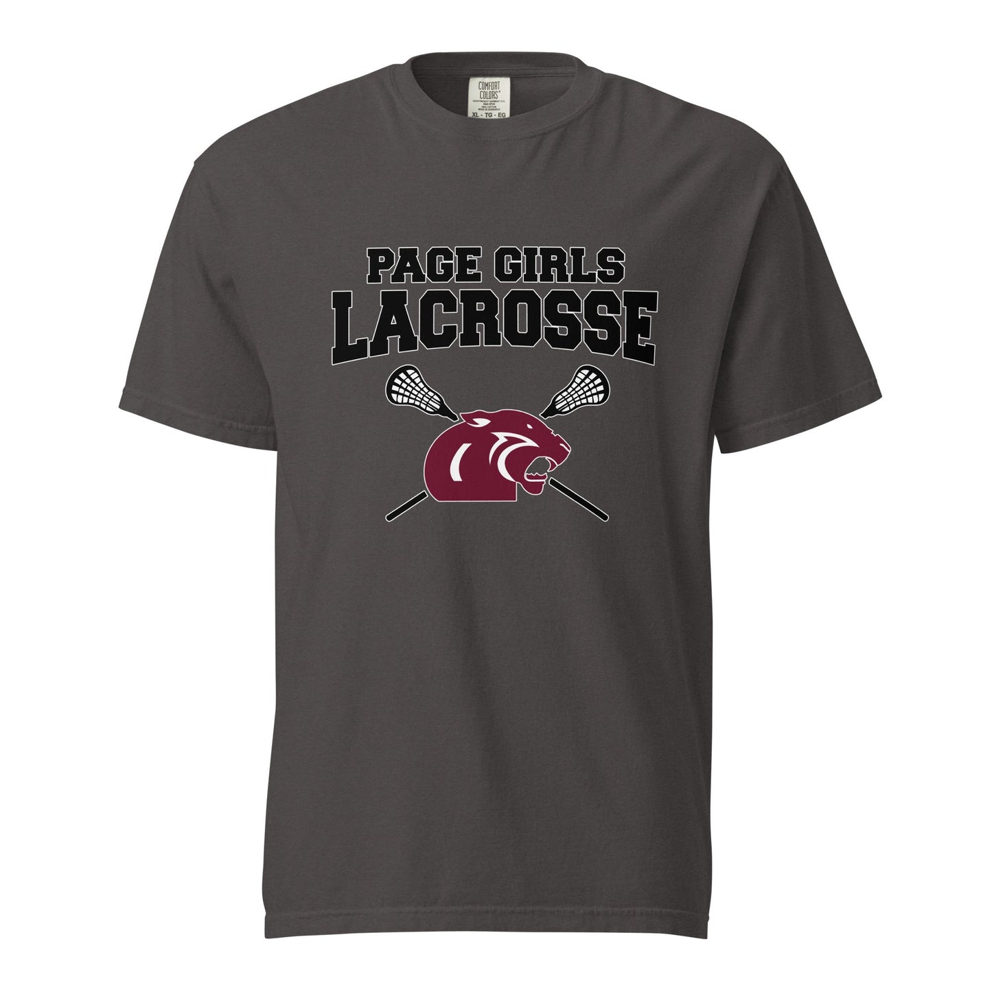Signature | Comfort Colors T-Shirt | Page Middle Girls Lacrosse