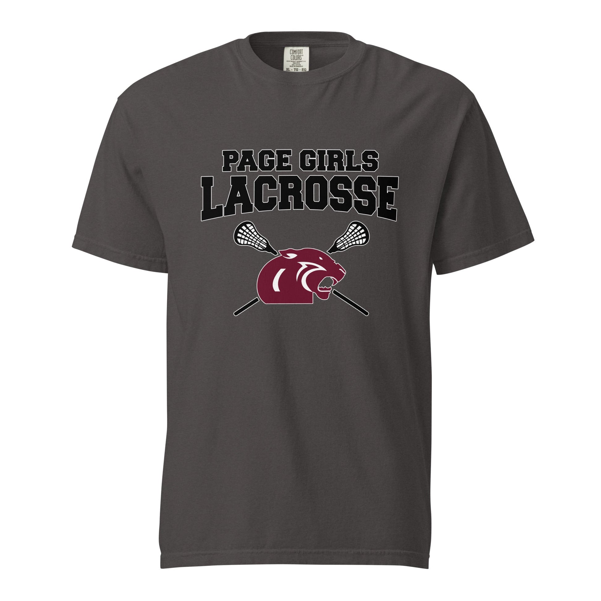 Signature | Comfort Colors T-Shirt | Page Middle Girls Lacrosse