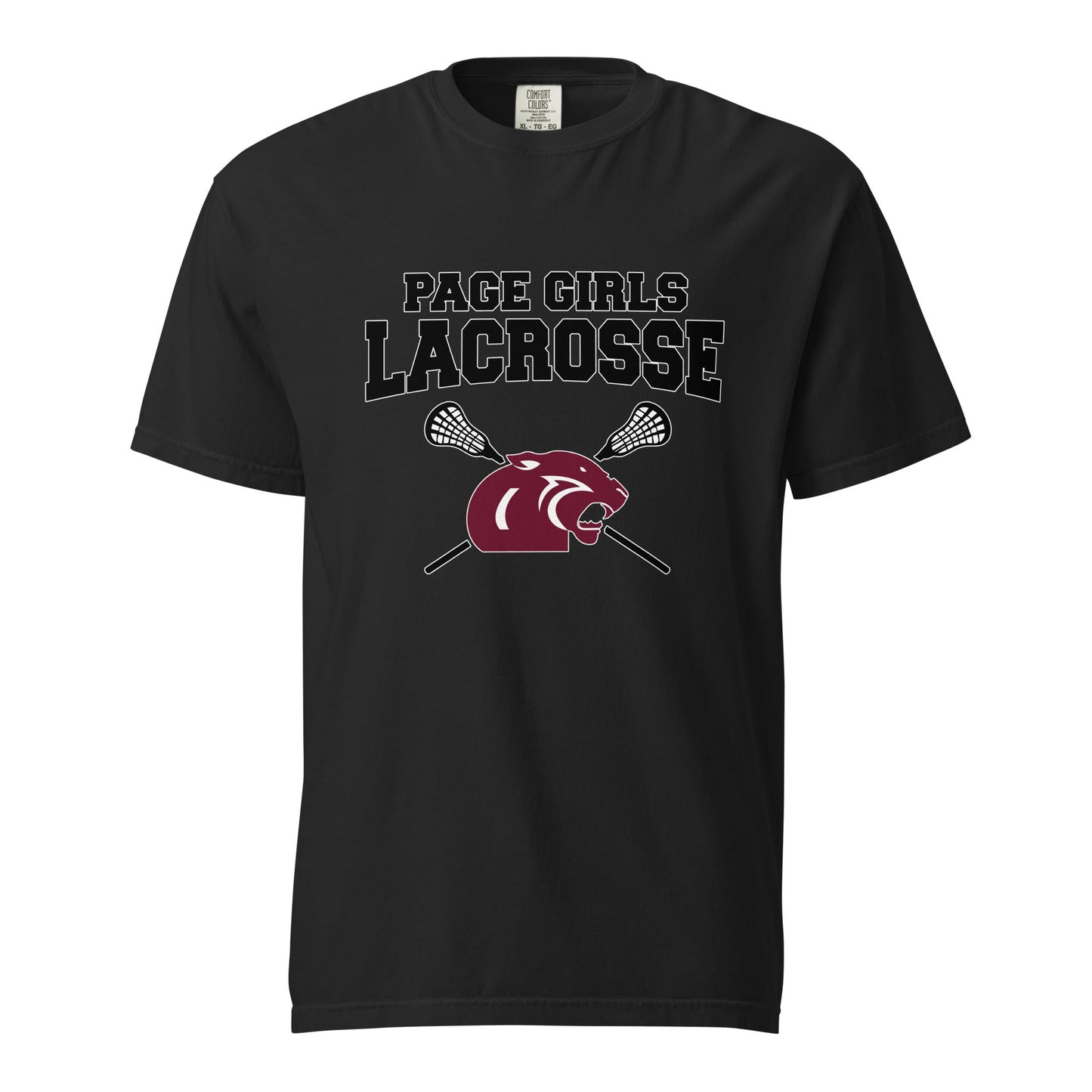 Signature | Comfort Colors T-Shirt | Page Middle Girls Lacrosse