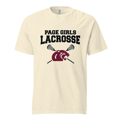 Signature | Comfort Colors T-Shirt | Page Middle Girls Lacrosse