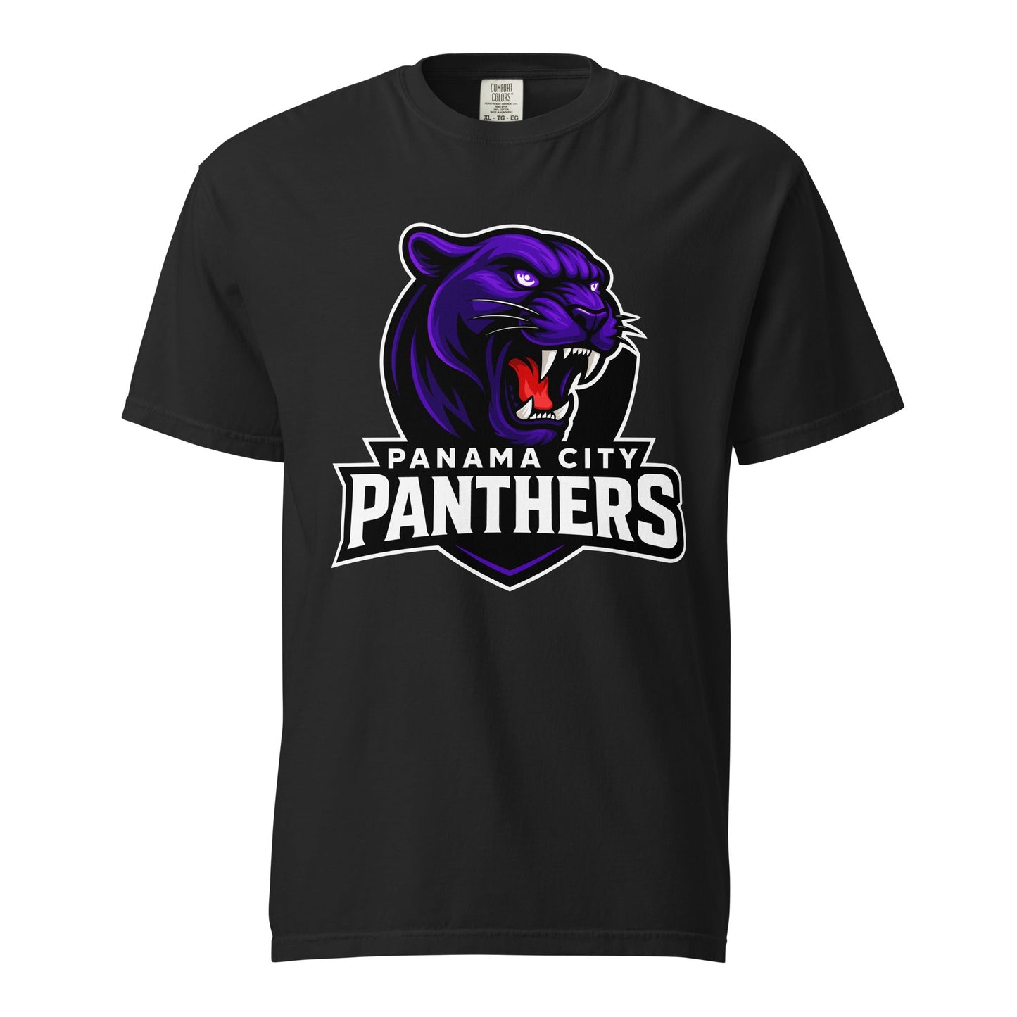 Signature | Comfort Colors T-Shirt | Panama City Panthers | Mascot Logo
