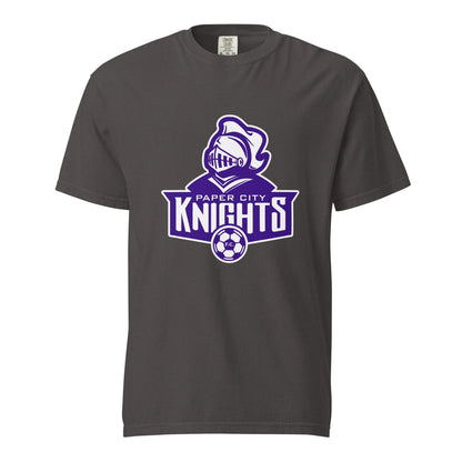 Signature | Comfort Colors T-Shirt | Paper City Futbol Club | Emblem Logo