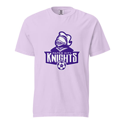 Signature | Comfort Colors T-Shirt | Paper City Futbol Club | Emblem Logo