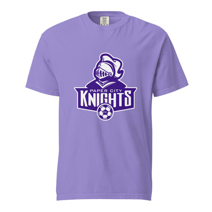 Signature | Comfort Colors T-Shirt | Paper City Futbol Club | Emblem Logo