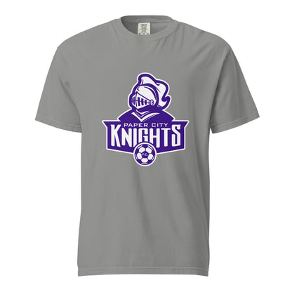 Signature | Comfort Colors T-Shirt | Paper City Futbol Club | Emblem Logo