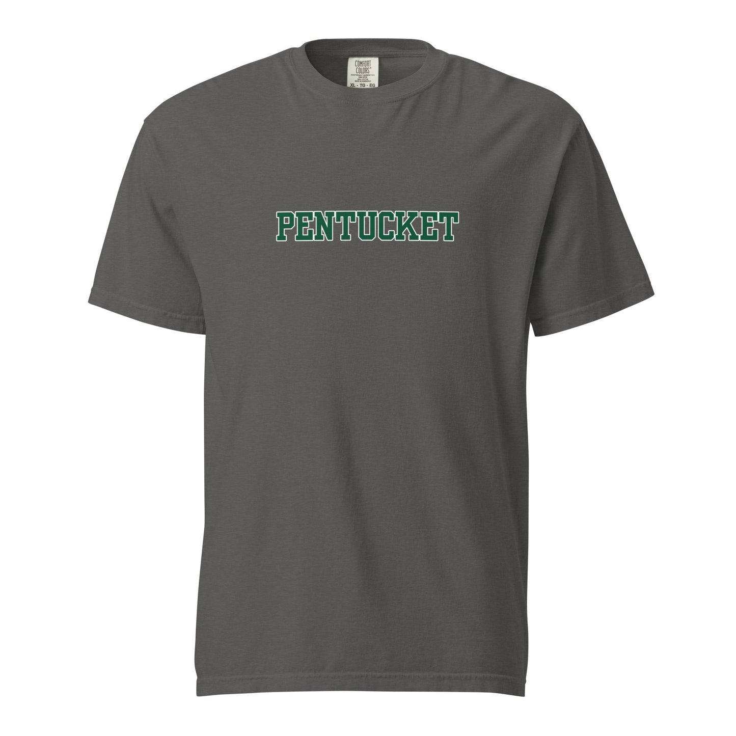 Signature | Comfort Colors T-Shirt | Pentucket Youth Football and Cheer | Script Logo