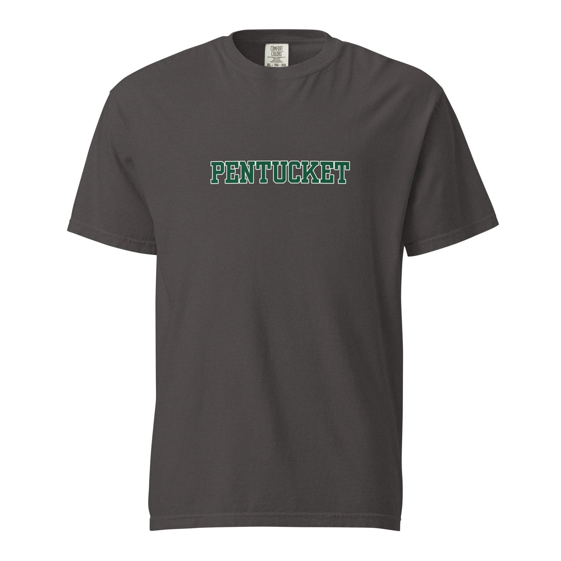Signature | Comfort Colors T-Shirt | Pentucket Youth Football and Cheer | Script Logo