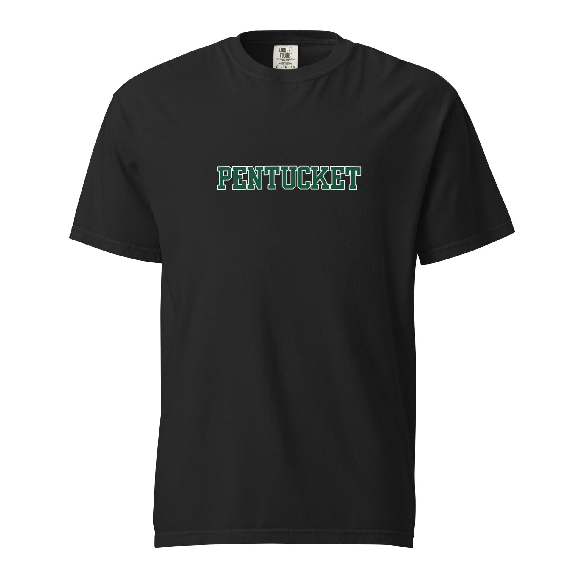 Signature | Comfort Colors T-Shirt | Pentucket Youth Football and Cheer | Script Logo