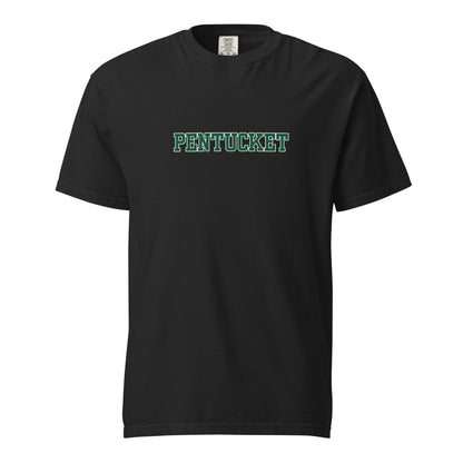 Signature | Comfort Colors T-Shirt | Pentucket Youth Football and Cheer | Script Logo