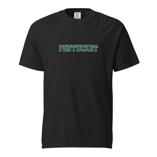 Signature | Comfort Colors T-Shirt | Pentucket Youth Football and Cheer | Script Logo