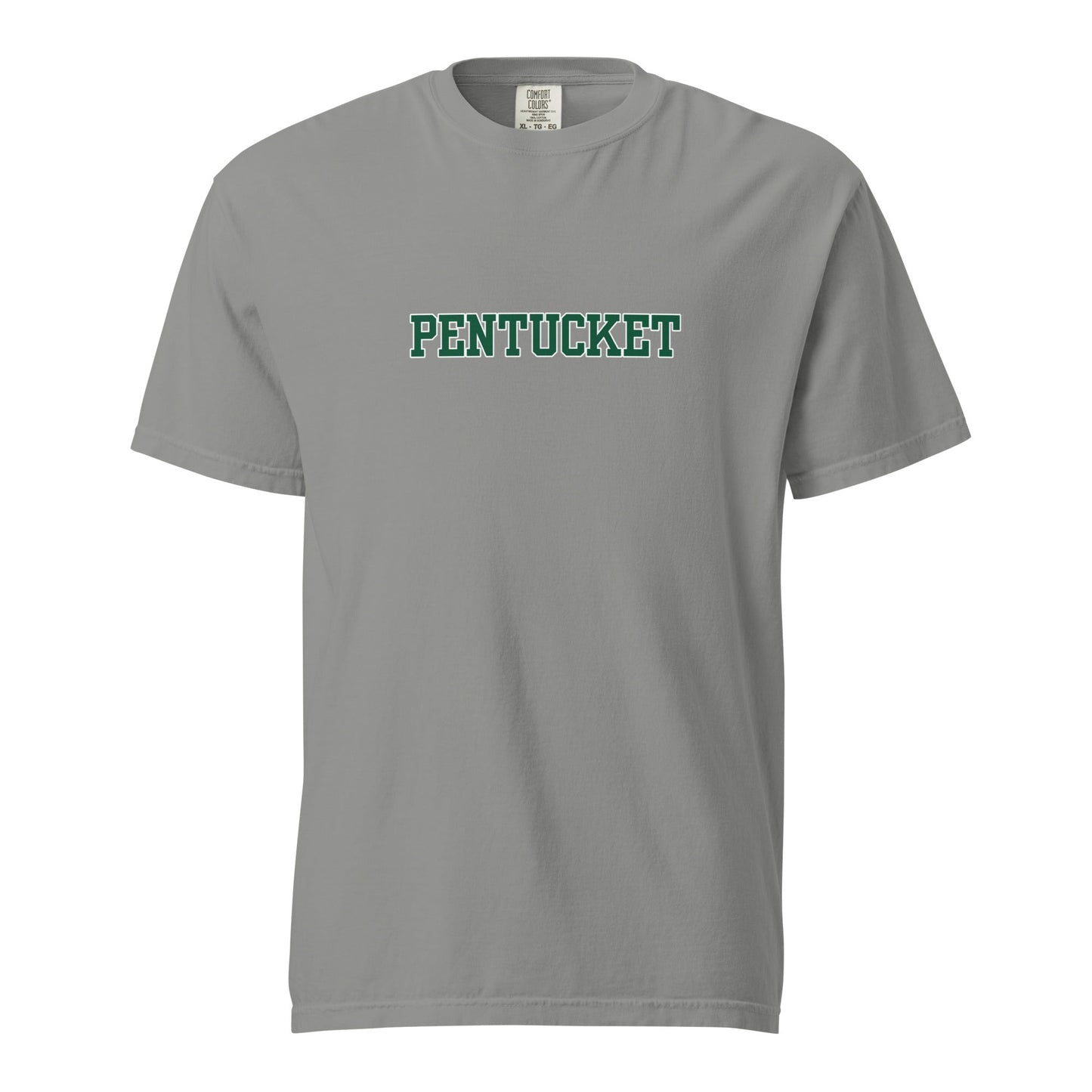 Signature | Comfort Colors T-Shirt | Pentucket Youth Football and Cheer | Script Logo