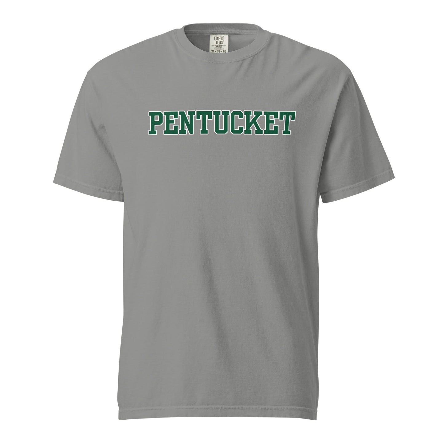 Signature | Comfort Colors T-Shirt | Pentucket Youth Football and Cheer | Script Logo