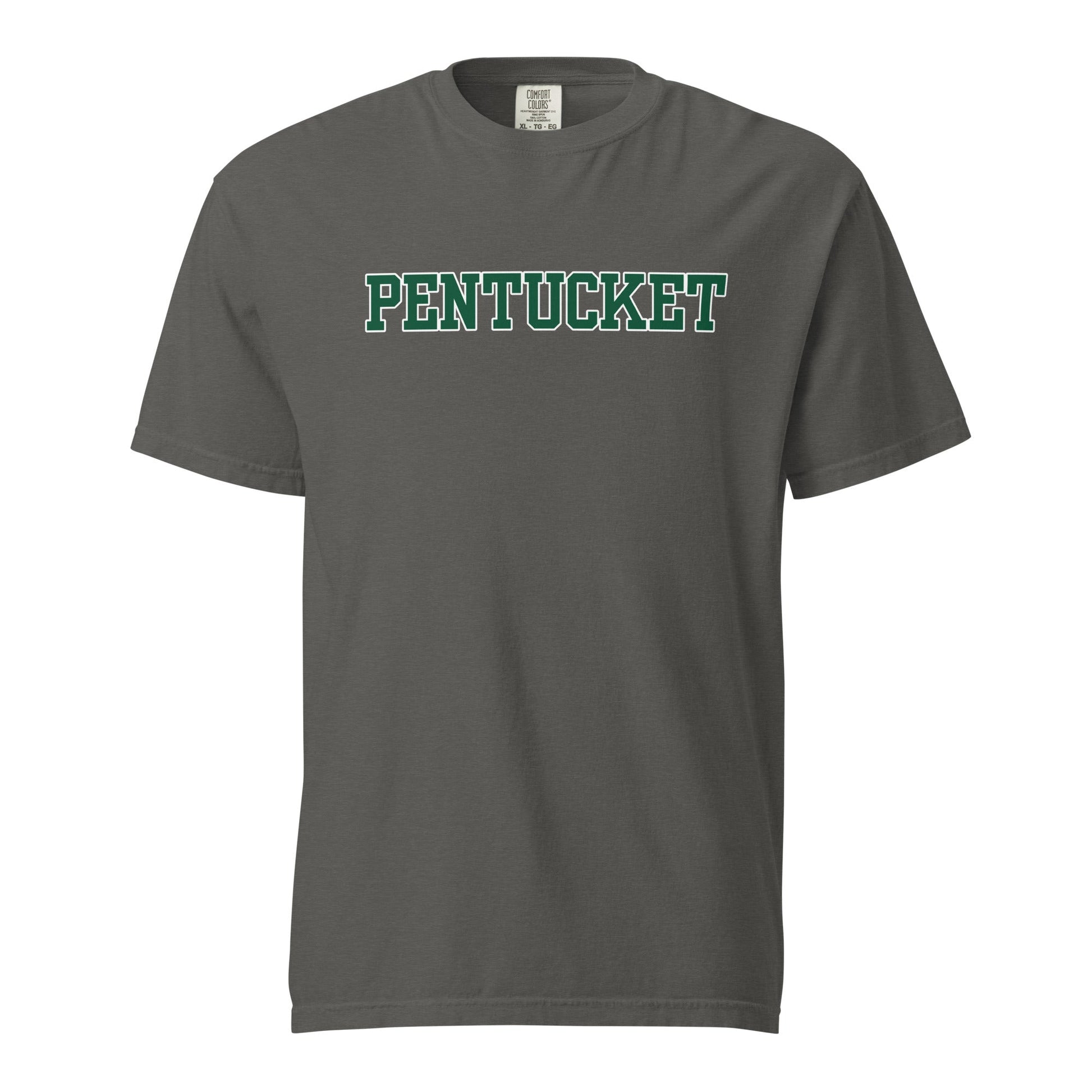 Signature | Comfort Colors T-Shirt | Pentucket Youth Football and Cheer | Script Logo