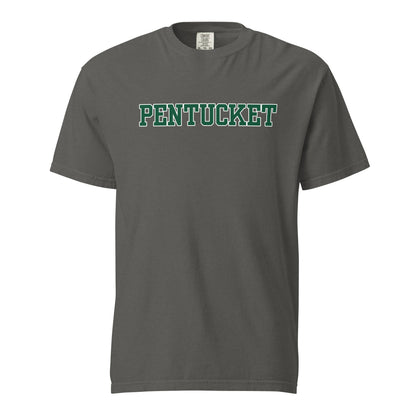 Signature | Comfort Colors T-Shirt | Pentucket Youth Football and Cheer | Script Logo