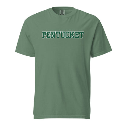 Signature | Comfort Colors T-Shirt | Pentucket Youth Football and Cheer | Script Logo