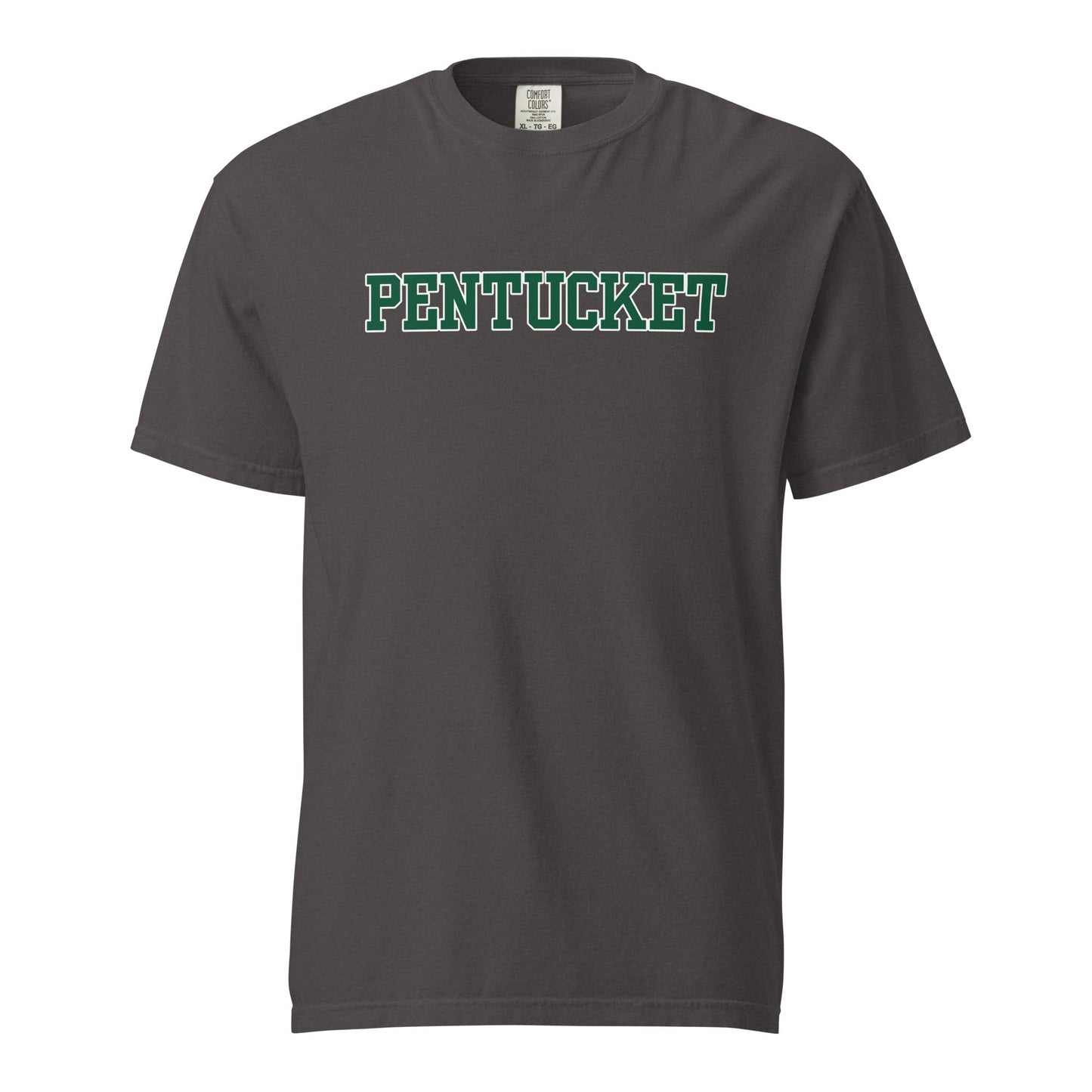 Signature | Comfort Colors T-Shirt | Pentucket Youth Football and Cheer | Script Logo