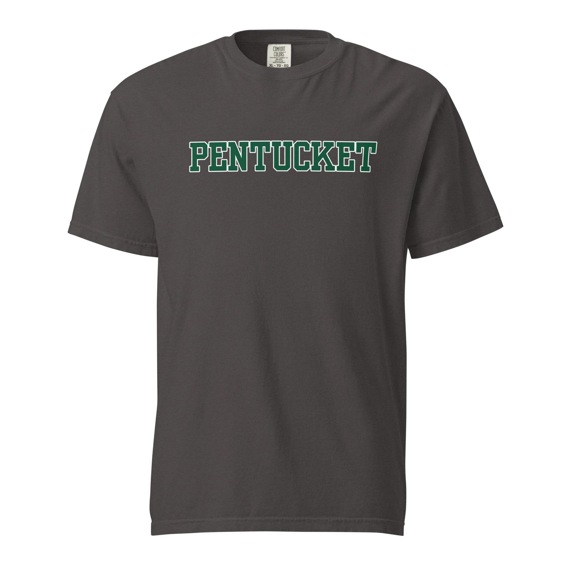 Signature | Comfort Colors T-Shirt | Pentucket Youth Football and Cheer | Script Logo