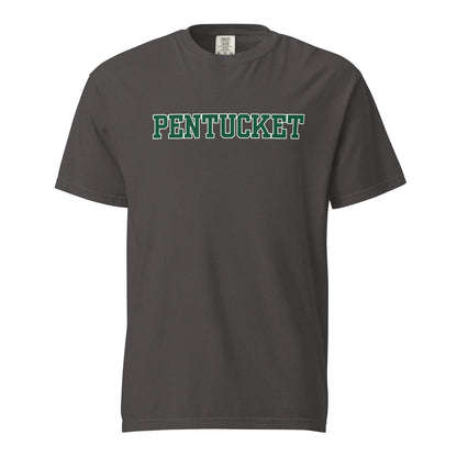 Signature | Comfort Colors T-Shirt | Pentucket Youth Football and Cheer | Script Logo